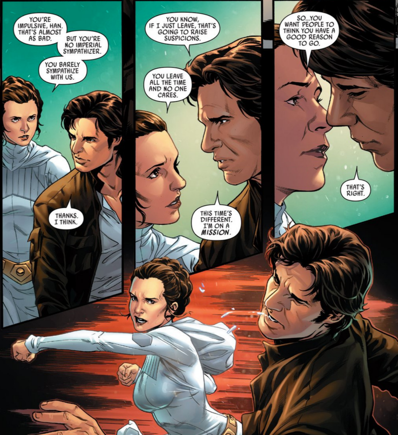 Illustration for article titled Marvel’s New Han Solo Comic Shows Star Wars’ Smuggler at His Cocky Best